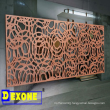 metal exterior perforated aluminum clad panel